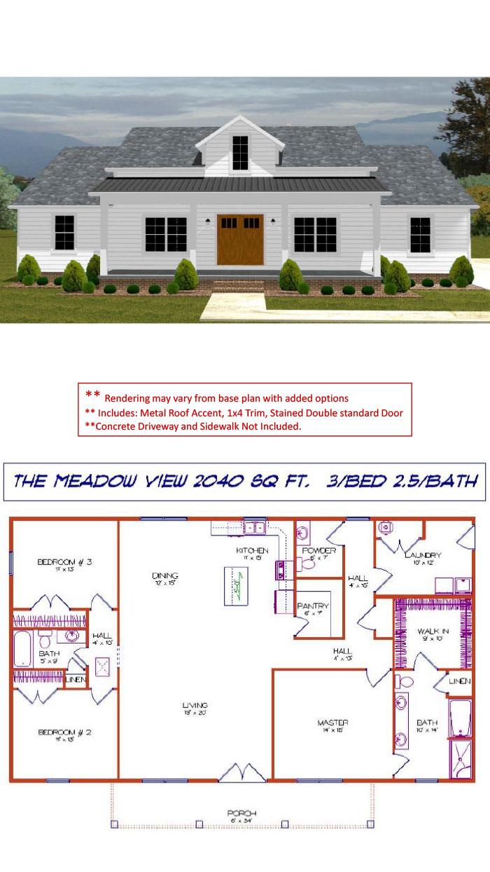 The Meadow View plan